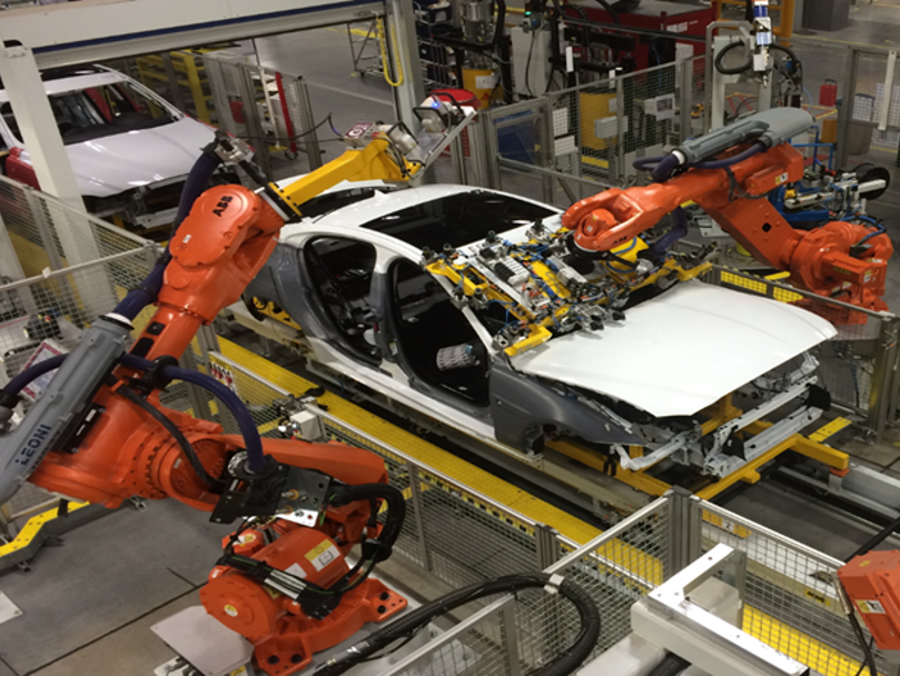 Final assembly robotic vehicle body handling