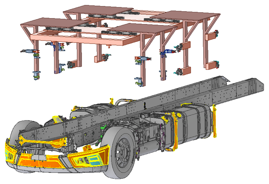 Mechanical design CAD layout