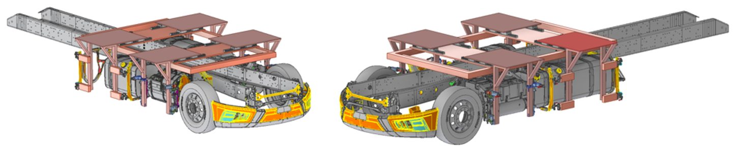 Mechanical design CAD system view